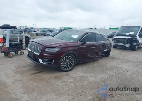 2019 Lincoln Nautilus Reserve z USA, uszkodzony, nr VIN 2LMPJ8L99KBL32797